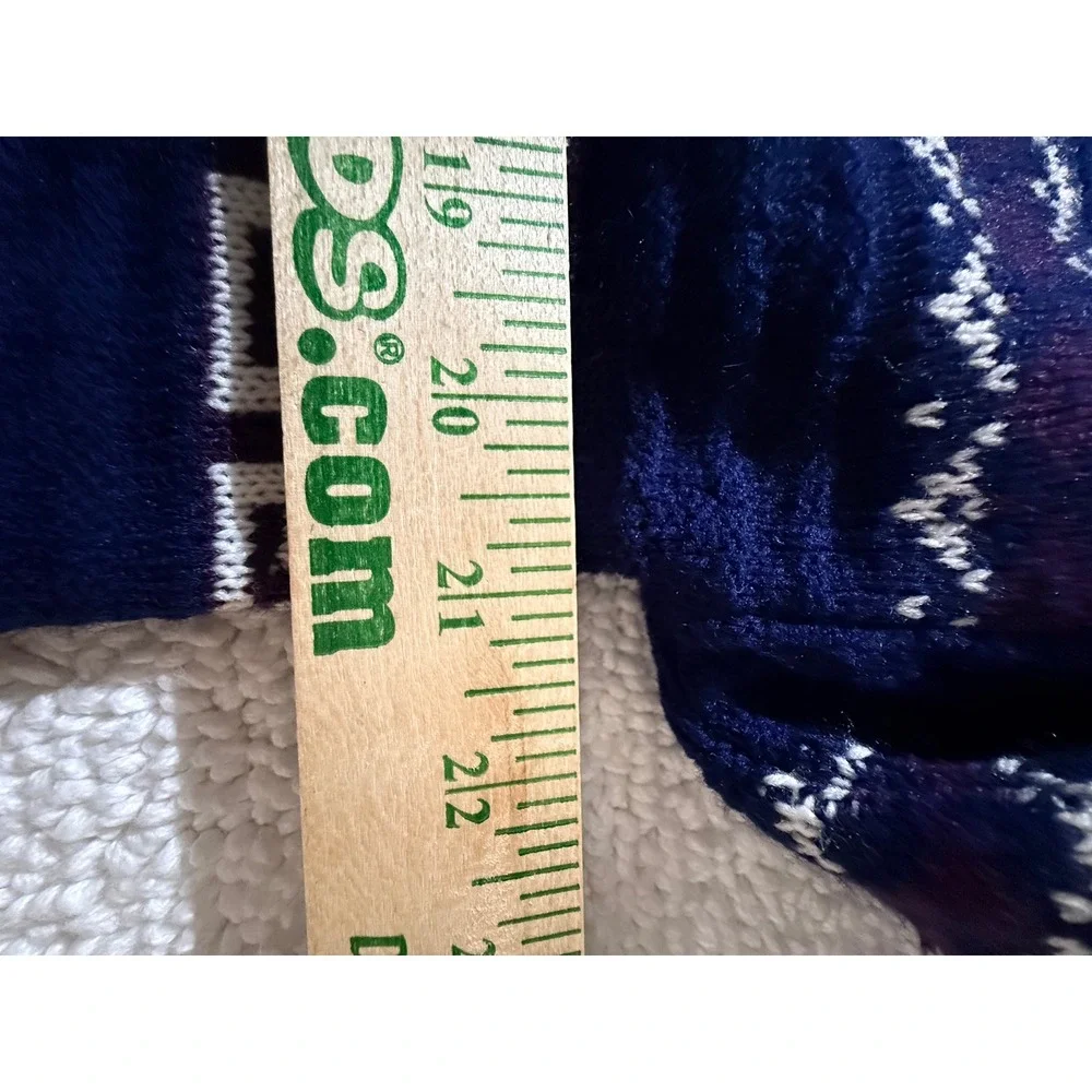 Vintage Whitefish Bay Mens Blue Geometric Fair Isle Knit Sweater‎ Size M Hungary